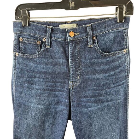 Madewell 10" High-Rise Skinny Jeans in Hayes Wash Size 26 Style F4684 Stretch - Picture 3 of 14